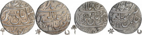 Lot of Two Coins Silver Rupee  of Mahe Indrapur Mint of Bharatpur State.