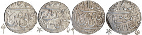 Lot of Two Coins of Silver Rupee of Mahe Indrapur Mint of Bharatpur State.