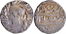 Silver One Rupee Coin of Dig Mint of Bharatpur.