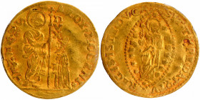 Gold One Zecchino Coin of Italy.