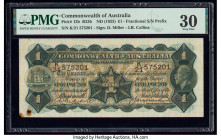 Australia Commonwealth Bank of Australia 1 Pound ND (1923) Pick 12b PMG Very Fine 30. Rust damage.

HID09801242017

© 2020 Heritage Auctions | All Rig...