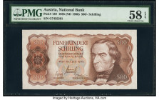Austria Austrian National Bank 500 Schilling 1.1.1965 (ND 1966) Pick 139 PMG Choice About Unc 58 EPQ. 

HID09801242017

© 2020 Heritage Auctions | All...