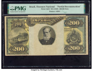 Brazil Thesouro Nacional 200 Mil Reis ND (1889) Pick A254 Partial Reconstruction PMG Holder. 

HID09801242017

© 2020 Heritage Auctions | All Rights R...
