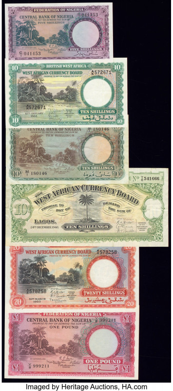 British West Africa Group Lot of 6 Examples Very Fine. 

HID09801242017

© 2020 ...