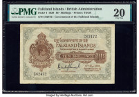 Falkland Islands Government of the Falkland Islands 10 Shillings 19.5.1938 Pick 4 PMG Very Fine 20. 

HID09801242017

© 2020 Heritage Auctions | All R...