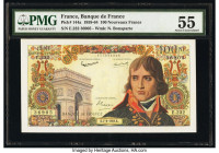 France Banque de France 100 Nouveaux Francs 7.3.1963 Pick 144a PMG About Uncirculated 55. Pinholes and minor rust.

HID09801242017

© 2020 Heritage Au...