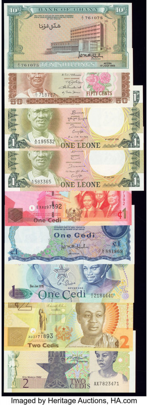 Ghana and Sierra Leone Group of 36 Examples Crisp Uncirculated. 

HID09801242017...
