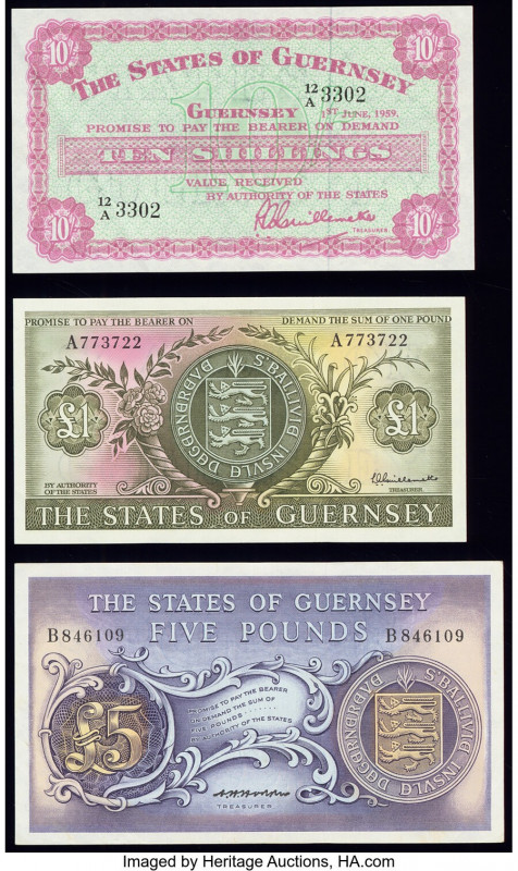 Guernsey Group Lot of 3 Examples Very Fine-About Uncirculated. 

HID09801242017
...