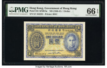 Hong Kong Government of Hong Kong 1 Dollar ND (1940-41) Pick 316 KNB13a PMG Gem Uncirculated 66 EPQ. 

HID09801242017

© 2020 Heritage Auctions | All ...