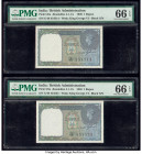 India Government of India 1 Rupee 1940 Pick 25a Jhun4.1.1A Two Examples PMG Gem Uncirculated 66 EPQ (2). 

HID09801242017

© 2020 Heritage Auctions | ...