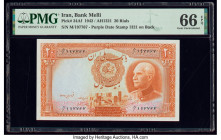 Iran Bank Melli 20 Rials 1942 / AH1321 Pick 34Af PMG Gem Uncirculated 66 EPQ. 

HID09801242017

© 2020 Heritage Auctions | All Rights Reserved