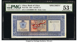 Libya Bank of Libya 1 Pound 1963 / AH1382 Pick 30s Specimen PMG About Uncirculated 53 Net. Thinning.

HID09801242017

© 2020 Heritage Auctions | All R...