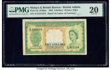 Malaya and British Borneo Board of Commissioners of Currency 5 Dollars 21.3.1953 Pick 2a b102 KNB2a PMG Very Fine 20. 

HID09801242017

© 2020 Heritag...