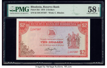 Rhodesia Reserve Bank of Rhodesia 2 Dollars 10.4.1979 Pick 35d PMG Choice About Unc 58 EPQ. 

HID09801242017

© 2020 Heritage Auctions | All Rights Re...
