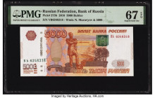 Russia Bank of Russia 5000 Rubles 2010 Pick 273b PMG Superb Gem Unc 67 EPQ. 

HID09801242017

© 2020 Heritage Auctions | All Rights Reserved