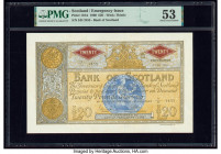 Scotland Bank of Scotland 20 Pounds 5.5.1969 Pick 110A PMG About Uncirculated 53. 

HID09801242017

© 2020 Heritage Auctions | All Rights Reserved