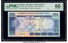 Somalia Somali National Bank 100 Shilin = 100 Shillings 1975 Pick 20 PMG Gem Uncirculated 66 EPQ. 

HID09801242017

© 2020 Heritage Auctions | All Rig...