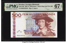Sweden Sveriges Riksbank 500 Kronor (2007-12) Pick 66c PMG Superb Gem Unc 67 EPQ. 

HID09801242017

© 2020 Heritage Auctions | All Rights Reserved