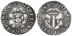 The Crown of Aragon. Alfonso IV (1327-1336). 1 real. Valencia. (Cru C.G-2907d). (Cru V.S-864.2). Anv.: + ALFONSVS : DI : GRA : REX · ARAGO. Rev.: + VA...
