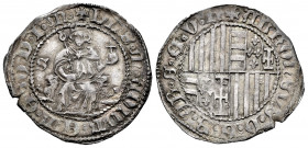 The Crown of Aragon. Alfonso I of Aragón (1162-1196). Carlino. Naples. S. (cf. Pannuti-Riccio-3e). (Mir-54/6). Anv.: + ALFONSVS · D · G · R · AR · S ·...