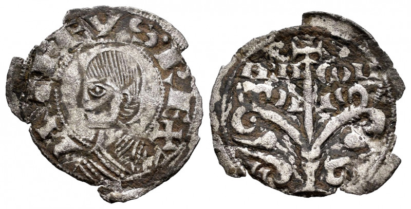 The Crown of Aragon. Alfonso el Batallador (1104-1134). Dinero. Jaca (Huesca). (...