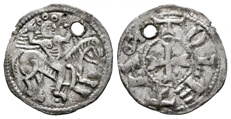 Kingdom of Castille and Leon. Alfonso VIII (1158-1214). Dinero. No mint mark. (B...