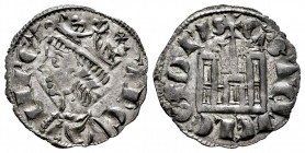 Kingdom of Castille and Leon. Sancho IV (1284-1295). Cornado. Leon. (Bautista-430). Ve. 0,81 g. L and star on the sides of the central cross. Almost X...