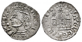 Kingdom of Castille and Leon. Alfonso XI (1312-1350). Cornado. Burgos. (Bautista-471). Ve. 0,74 g. B and star above the castle´s towers. Choice VF. Es...