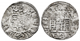 Kingdom of Castille and Leon. Enrique II (1368-1379). Cornado. Segovia. (Bautista-663). Ve. 0,69 g. S - E above the castle. VF/Almost VF. Est...30,00....