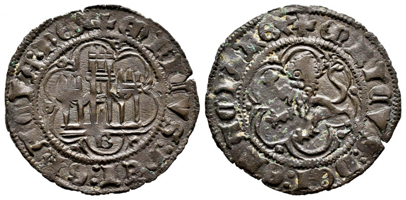 Kingdom of Castille and Leon. Enrique III (1390-1406). Blanca. Burgos. (Bautista...