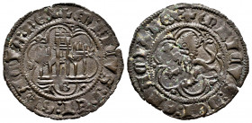 Kingdom of Castille and Leon. Enrique III (1390-1406). Blanca. Burgos. (Bautista-771). Ve. 1,92 g. Choice VF. Est...25,00. 


 SPANISH DESCRIPTION:...