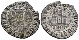 Kingdom of Castille and Leon. Enrique IV (1454-1474). Cuartillo. Jaén. (Bautista-1013). Anv.: ENRICVS CARTVS DEI GRAC. Rev.: ENRICVS DEI GRACIA REX C....