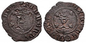 Catholic Kings (1474-1504). Blanca. Coruña. (Cal-14). (Rs-281). Ae. 0,73 g. Scarce. Almost VF. Est...30,00. 


 SPANISH DESCRIPTION: Fernando e Isa...