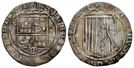 Catholic Kings (1474-1504). 1 real. Segovia. (Cal-376). Ag. 2,77 g. Before the Pragmatica. Aqueduct. Rare. Almost VF. Est...250,00. 


 SPANISH DES...