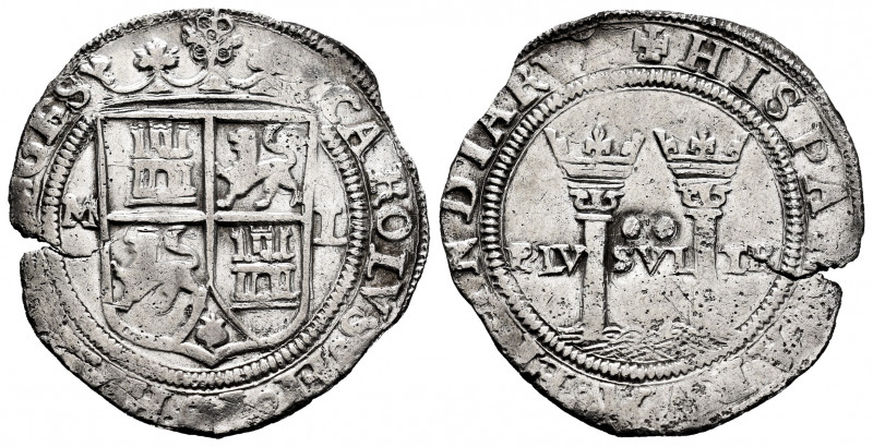 Charles-Joanna (1504-1555). 2 reales. México. M-L. (Cal-101). Ag. 6,72 g. Cleane...