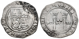 Charles-Joanna (1504-1555). 2 reales. México. L-M. (Cal-102). Ag. 6,62 g. VF. Est...220,00. 


 SPANISH DESCRIPTION: Juana y Carlos (1504-1555). 2 ...