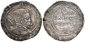 Philip II (1556-1598). 1 escudo. 1572. Messina. P. (Vti-221 var). (Mir-312/3 var). Ag. 25,73 g. Very rare. Almost VF. Est...400,00. 


 SPANISH DES...