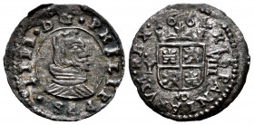 Philip IV (1621-1665). 8 maravedis. 1661. Madrid. Y. (Cal-358). Ae. 1,65 g. It retains some original silvering. XF/Almost XF. Est...60,00. 


 SPAN...