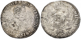 Philip IV (1621-1665). 1 ducaton. 1650. Antwerpen. (Vti-1338). (Vanhoudt-642.AN). Ag. 32,39 g. Stress marks. VF. Est...120,00. 


 SPANISH DESCRIPT...