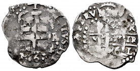 Charles II (1665-1700). 1 real. 1686. Lima. R. (Cal-216). Ag. 2,38 g. Choice F. Est...60,00. 


 SPANISH DESCRIPTION: Carlos II (1665-1700). 1 real...