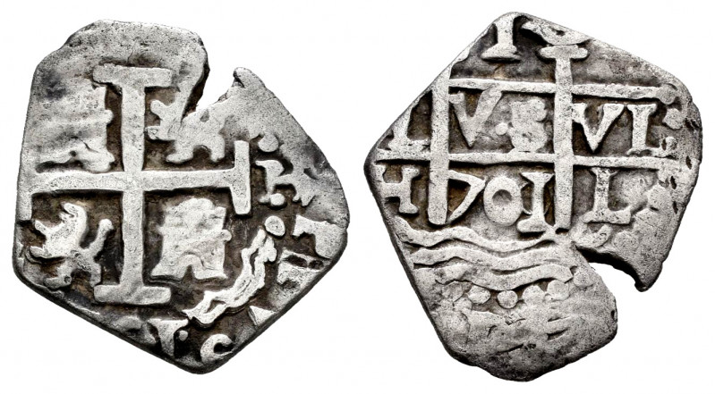 Charles II (1665-1700). 1 real. 1701. Lima. M. (Cal-233). Ag. 1,86 g. posthumous...