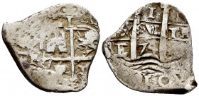 Charles II (1665-1700). 1 real. 1674. Potosí. E. (Cal-295). Ag. 2,66 g. Choice F/Almost VF. Est...50,00. 


 SPANISH DESCRIPTION: Carlos II (1665-1...