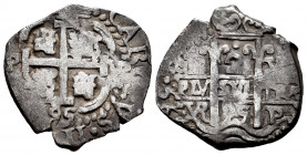 Charles II (1665-1700). 2 reales. 1695. Potosí. VR. (Cal-428). Ag. 5,09 g. Triple date. VF. Est...120,00. 


 SPANISH DESCRIPTION: Carlos II (1665-...