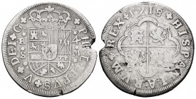 Philip V (1700-1746). 4 reales. 1718. Sevilla. M. (Cal-1222). Ag. 11,18 g. Striking defects. Choice F/F. Est...60,00. 


 SPANISH DESCRIPTION: Feli...