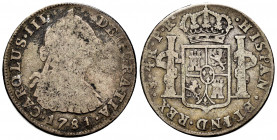 Charles III (1759-1788). 4 reales. 1781. Potosí. PR. (Cal-945). Ag. 12,68 g. Almost F/F. Est...45,00. 


 SPANISH DESCRIPTION: Carlos III (1759-178...