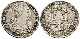 Charles IV (1788-1808). "Proclamation" medal. 1789. La Plata. (H-155). (Medina-179). Ag. 24,12 g. Holed. Scarce. VF. Est...200,00. 


 SPANISH DESC...