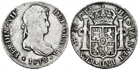 Ferdinand VII (1808-1833). 8 reales. 1812. Lima. JP. (Cal-1244). Ag. 26,36 g. Choice F/Almost VF. Est...50,00. 


 SPANISH DESCRIPTION: Fernando VI...