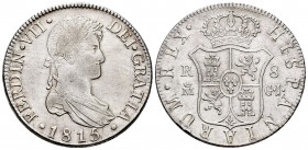 Ferdinand VII (1808-1833). 8 reales. 1815. Madrid. GJ. (Cal-1269). Ag. 26,87 g. Almost XF. Est...300,00. 


 SPANISH DESCRIPTION: Fernando VII (180...