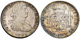 Ferdinand VII (1808-1833). 8 reales. 1811. México. HJ. (Cal-1317). Ag. 26,95 g. Light stress marks. A good sample. XF. Est...180,00. 


 SPANISH DE...
