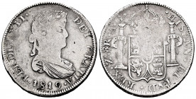 Ferdinand VII (1808-1833). 8 reales. 1819. Zacatecas. AG. (Cal-1460.1). Ag. 26,25 g. Almost VF. Est...65,00. 


 SPANISH DESCRIPTION: Fernando VII ...